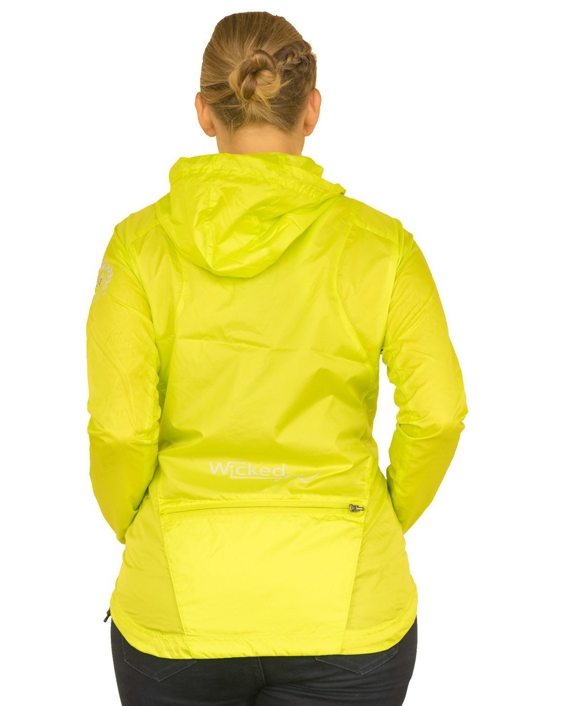 Curvy Chic Womens Hoodie Sun Seeker Wind and Rain Breaker - Neon