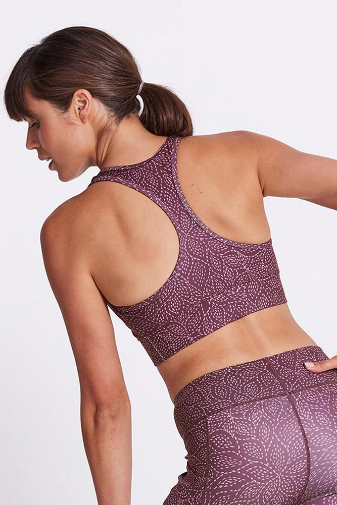 Dharma Bums Crop Tops Racer Back Sports Bra – Day Dream