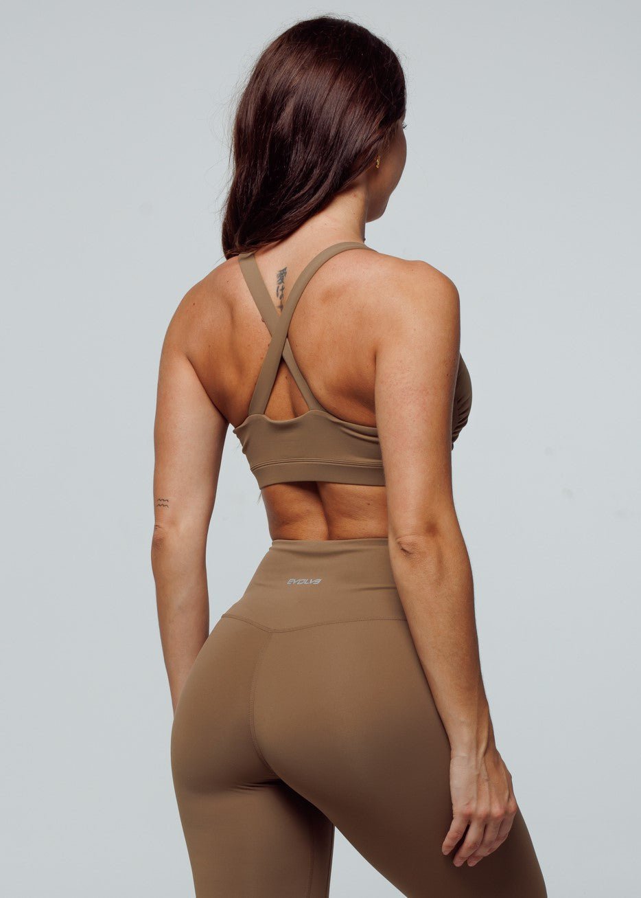 Evolve Apparel Adapt Sports Bra - Caramel
