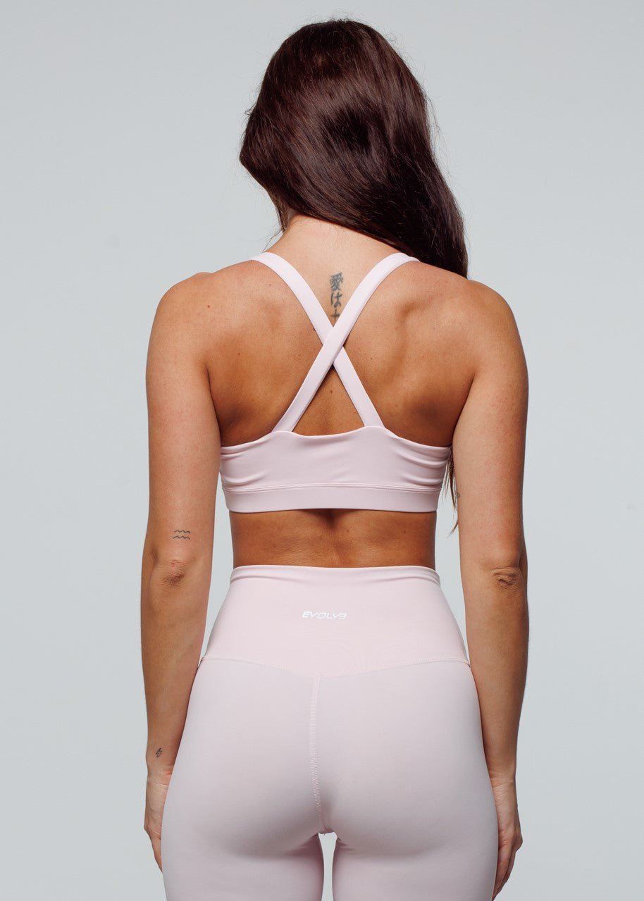 Evolve Apparel Adapt Sports Bra - Pastel Pink
