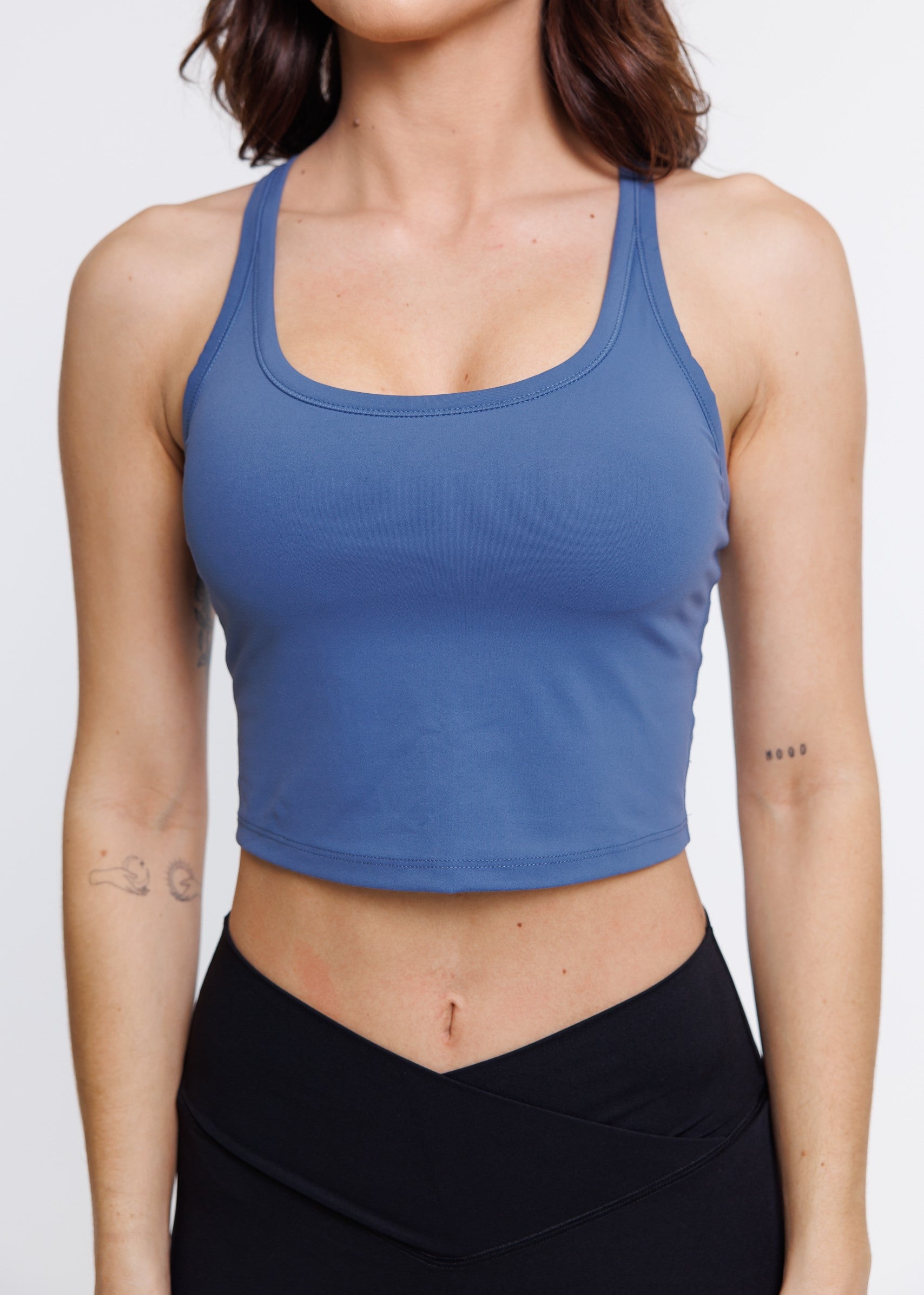 Base U Tank Base Tank - Navy | Be Activewear