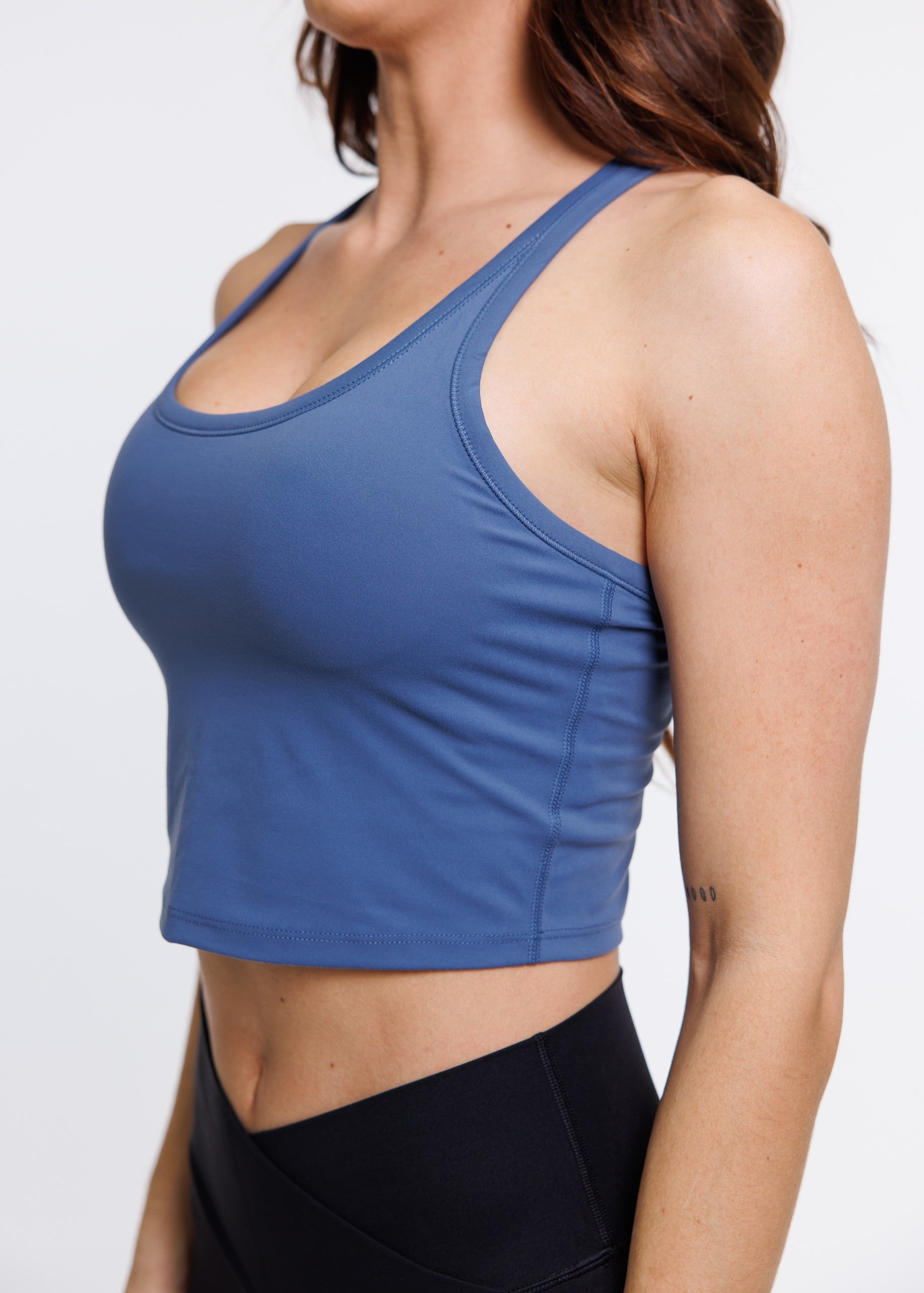 Base U Tank Base Tank - Navy | Be Activewear