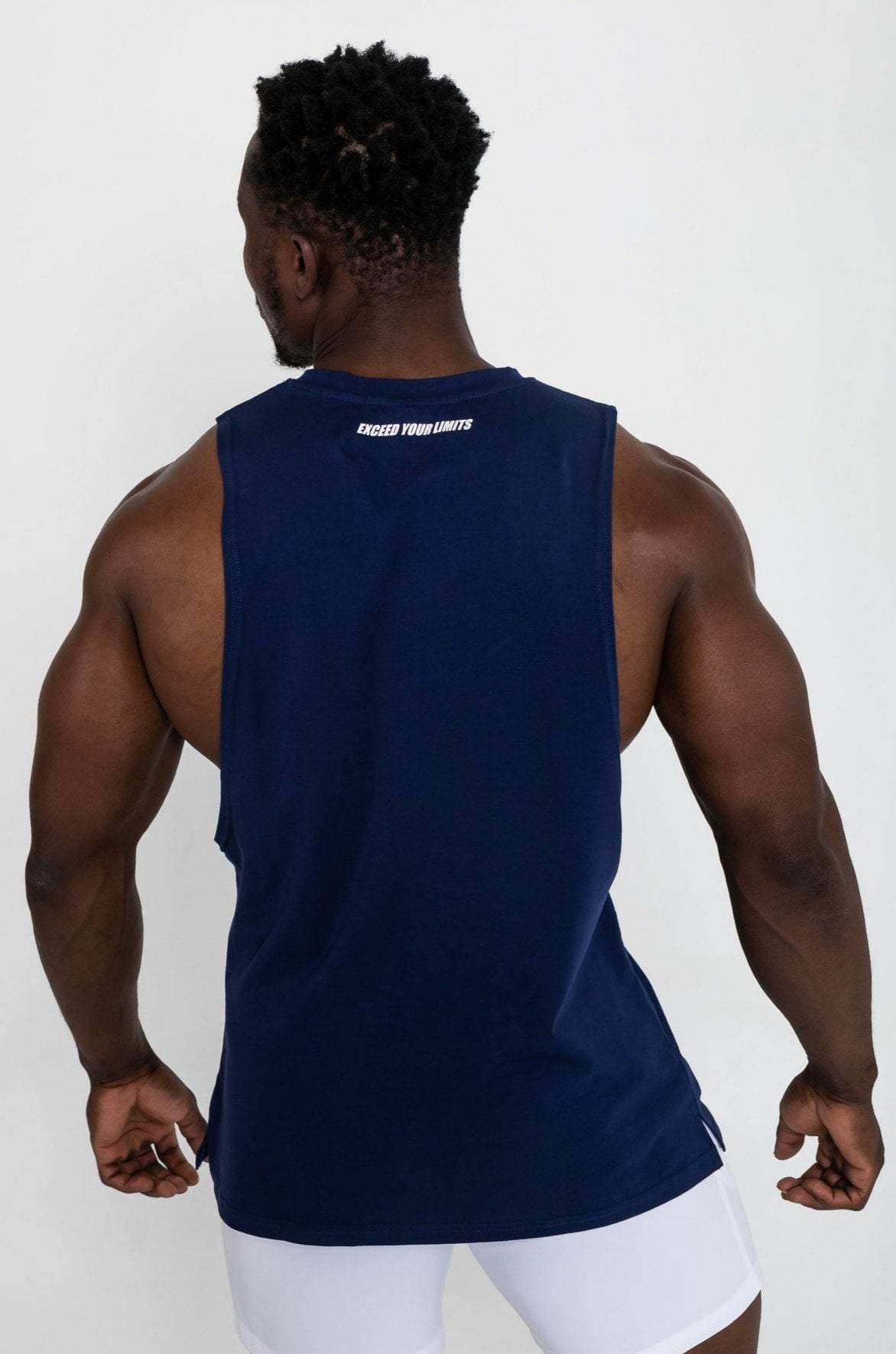 Evolve Apparel Critical Muscle Tank - Navy Blue