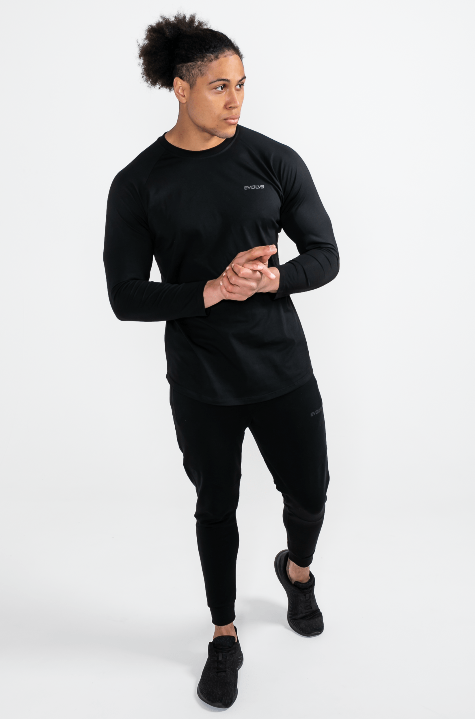 Evolve Apparel Element Long Sleeve Tee - Black
