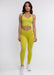 Evolve Apparel Elevate Cross Leggings - Charteuse