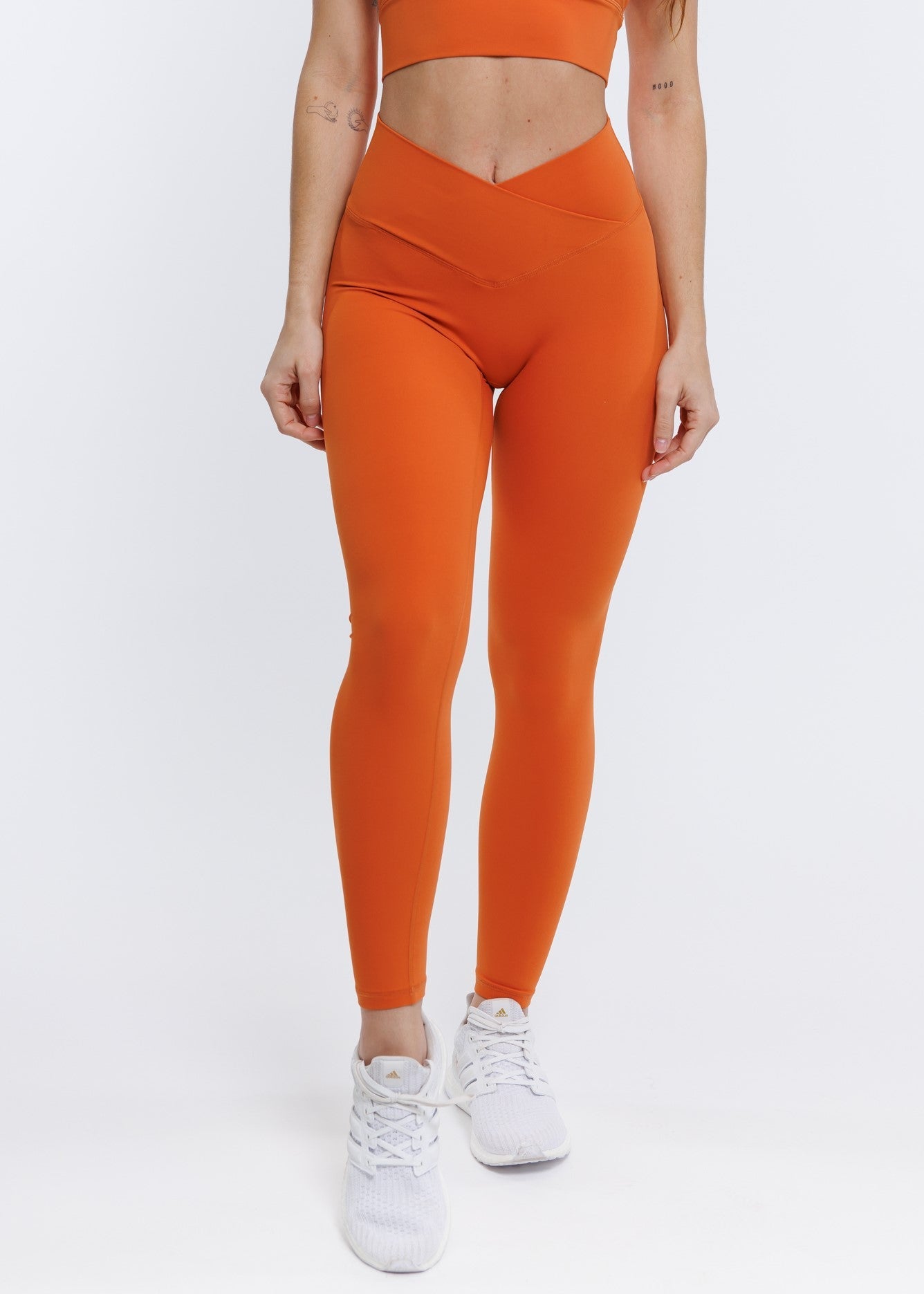 Evolve Apparel Elevate Cross Leggings - Orange