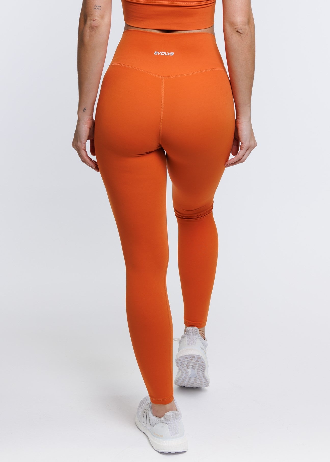 Evolve Apparel Elevate Cross Leggings - Orange