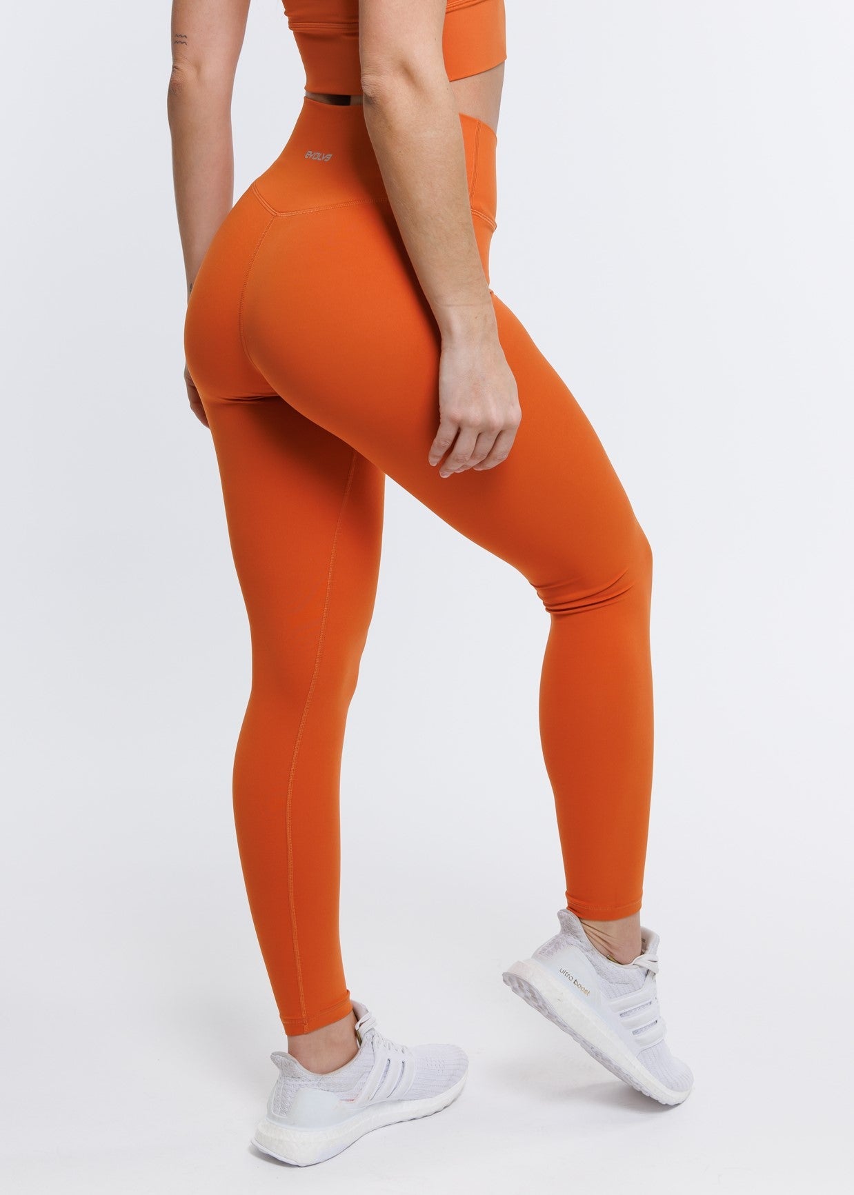 Evolve Apparel Elevate Cross Leggings - Orange