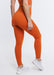 Evolve Apparel Elevate Cross Leggings - Orange