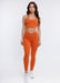 Evolve Apparel Elevate Cross Leggings - Orange