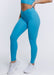Evolve Apparel Elevate Cross Leggings - Turquoise