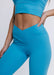 Evolve Apparel Elevate Cross Leggings - Turquoise