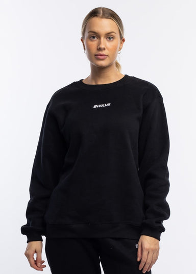 Evolve Apparel Oversized Crewneck - Black
