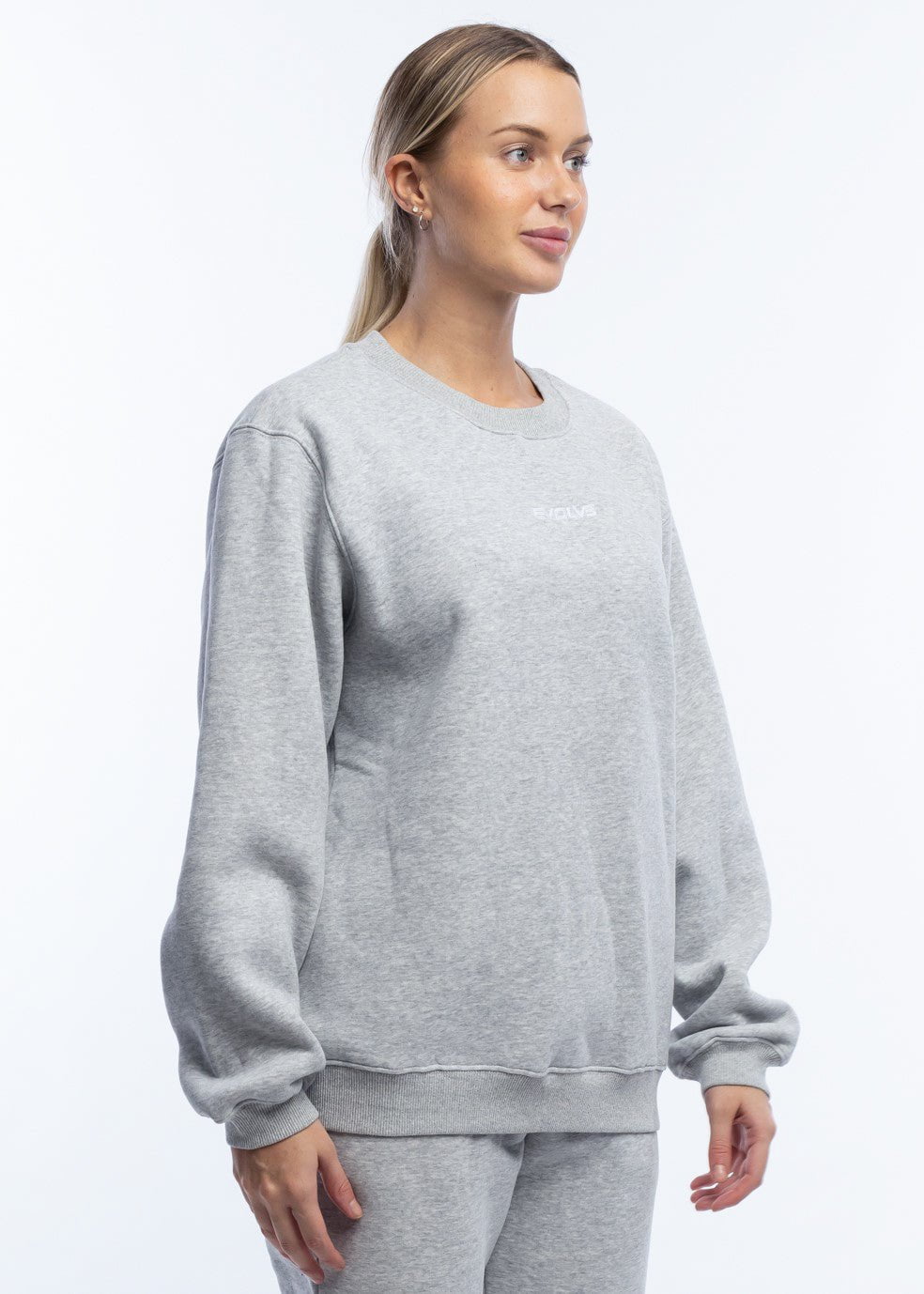 Evolve Apparel Oversized Crewneck - Cloud Grey