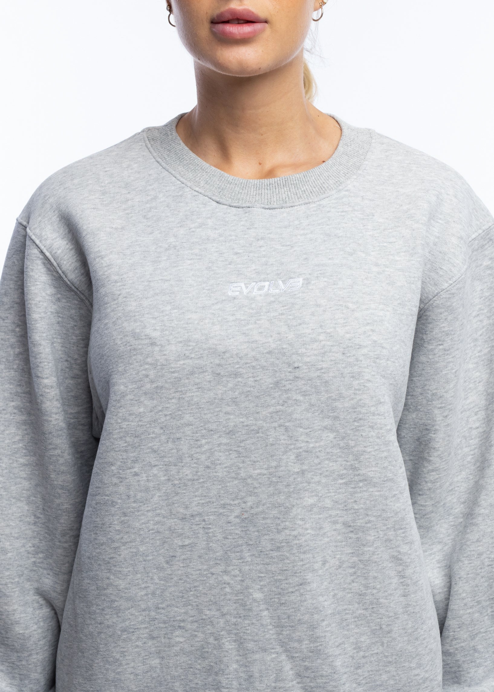 Evolve Apparel Oversized Crewneck - Cloud Grey