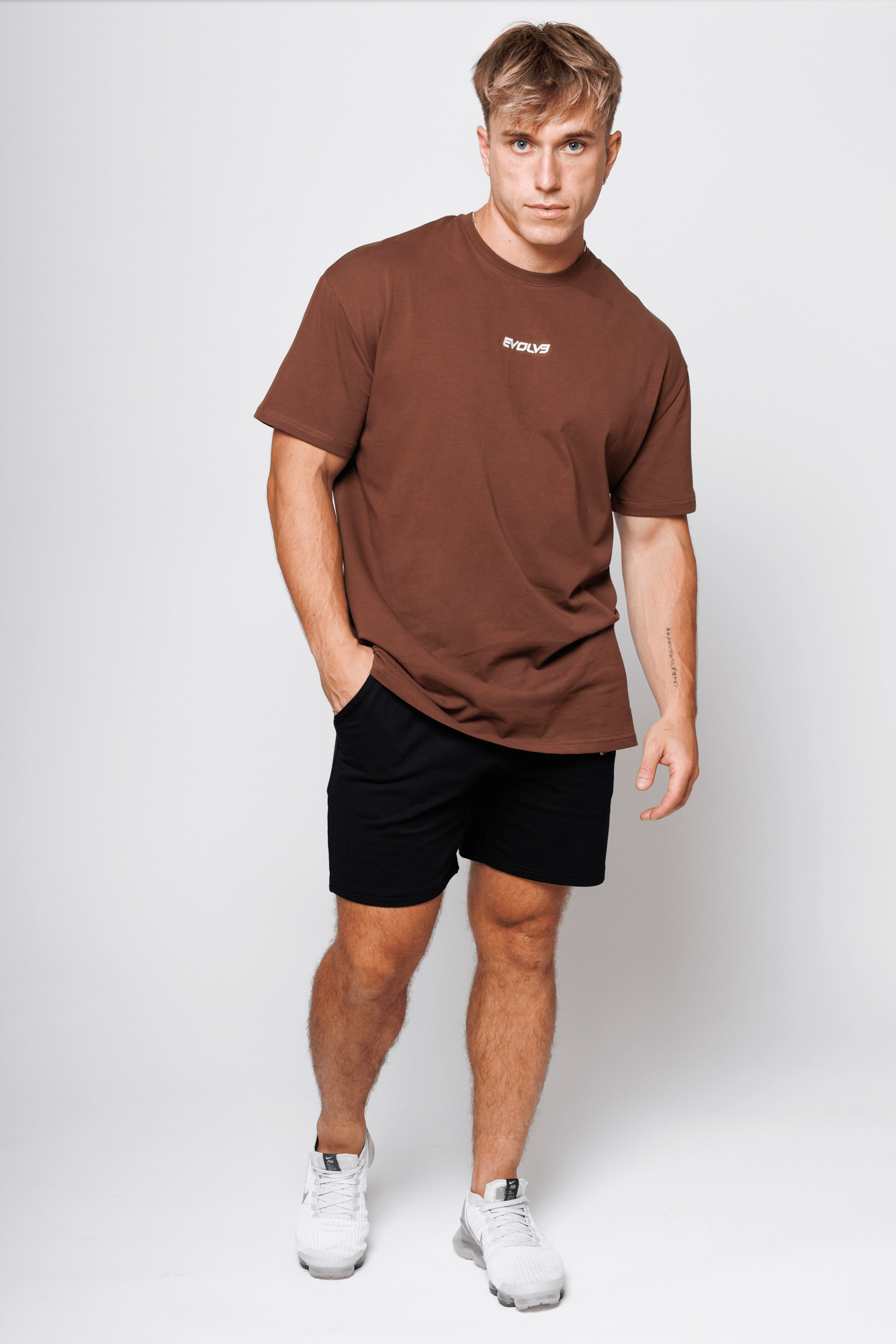 Evolve Apparel Oversized Tee - Chocolate