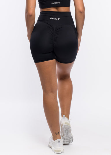 Evolve Apparel Super Scrunch Shorts - Black