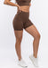 Evolve Apparel Super Scrunch Shorts - Chocolate
