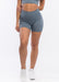 Evolve Apparel Super Scrunch Shorts - Steel Blue
