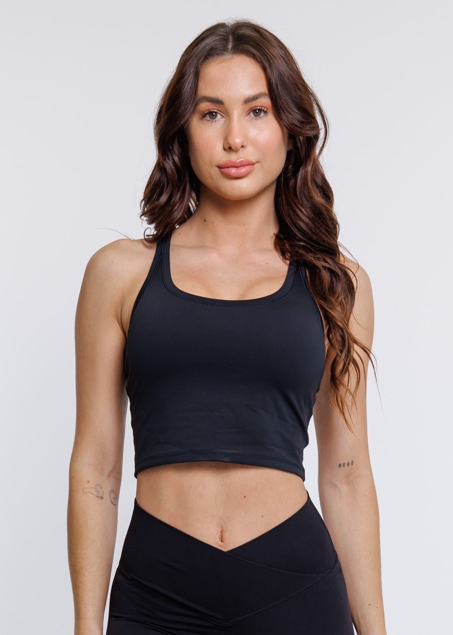 Base Tank - Black | Be Activewear