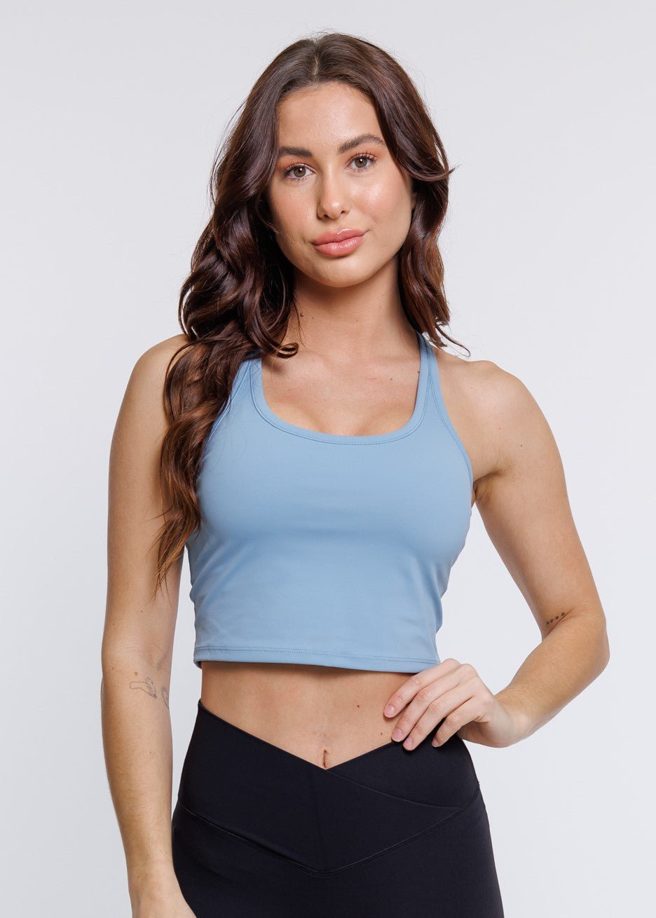 Base Tank - Light Blue | Be Activewear