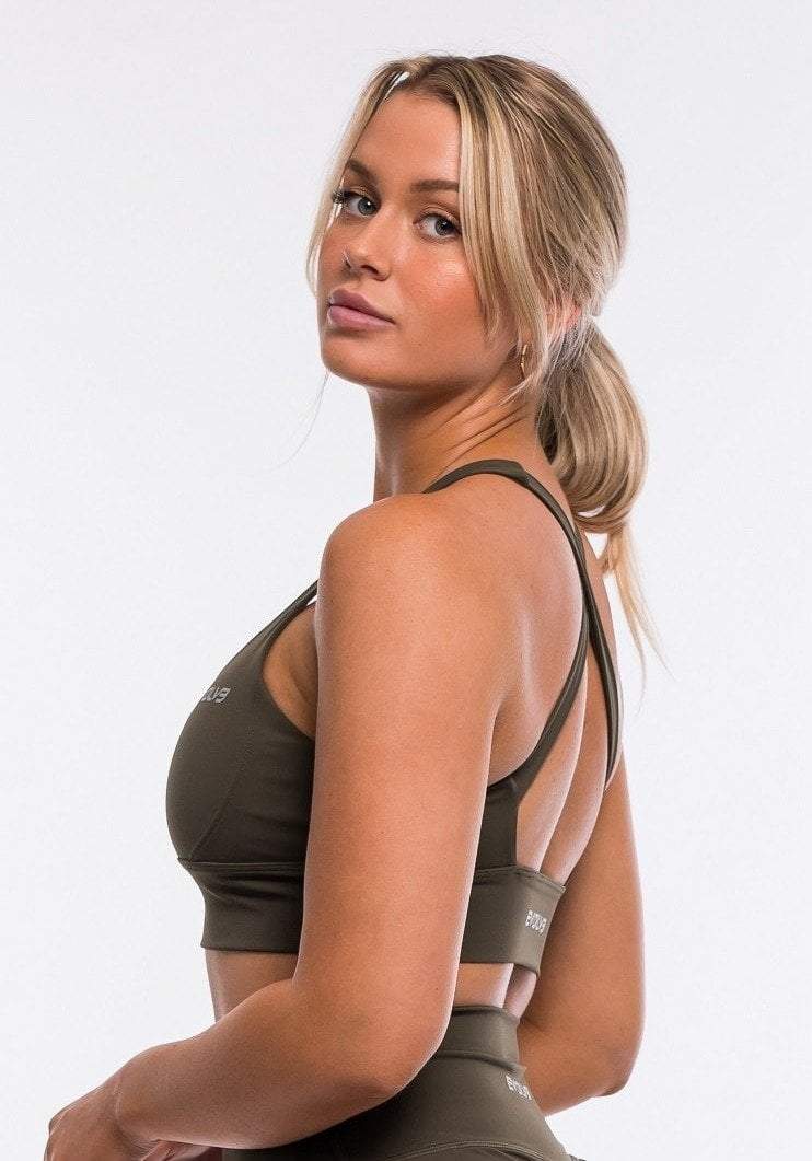 Evolve Apparel Vital Sports Bra - Khaki