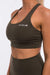 Evolve Apparel Vital Sports Bra - Khaki