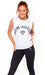 GEM Active Tank Muscle Tank Top (White)