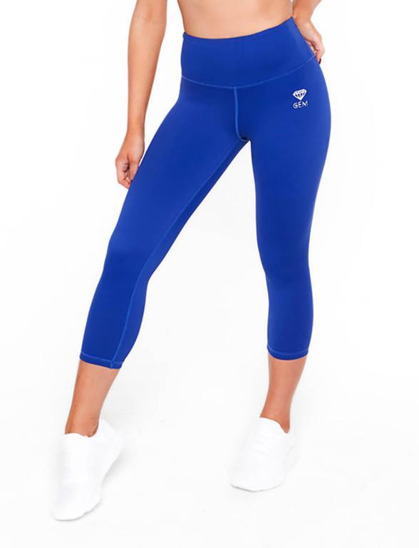 Ava’s 7/8th Tights (Blue) - Be Activewear