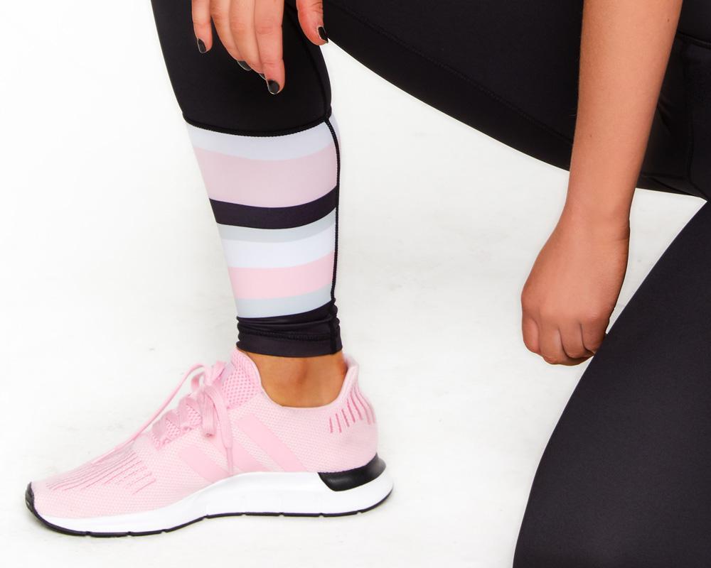 Candy Stripe Full Length Leggings - Be Activewear