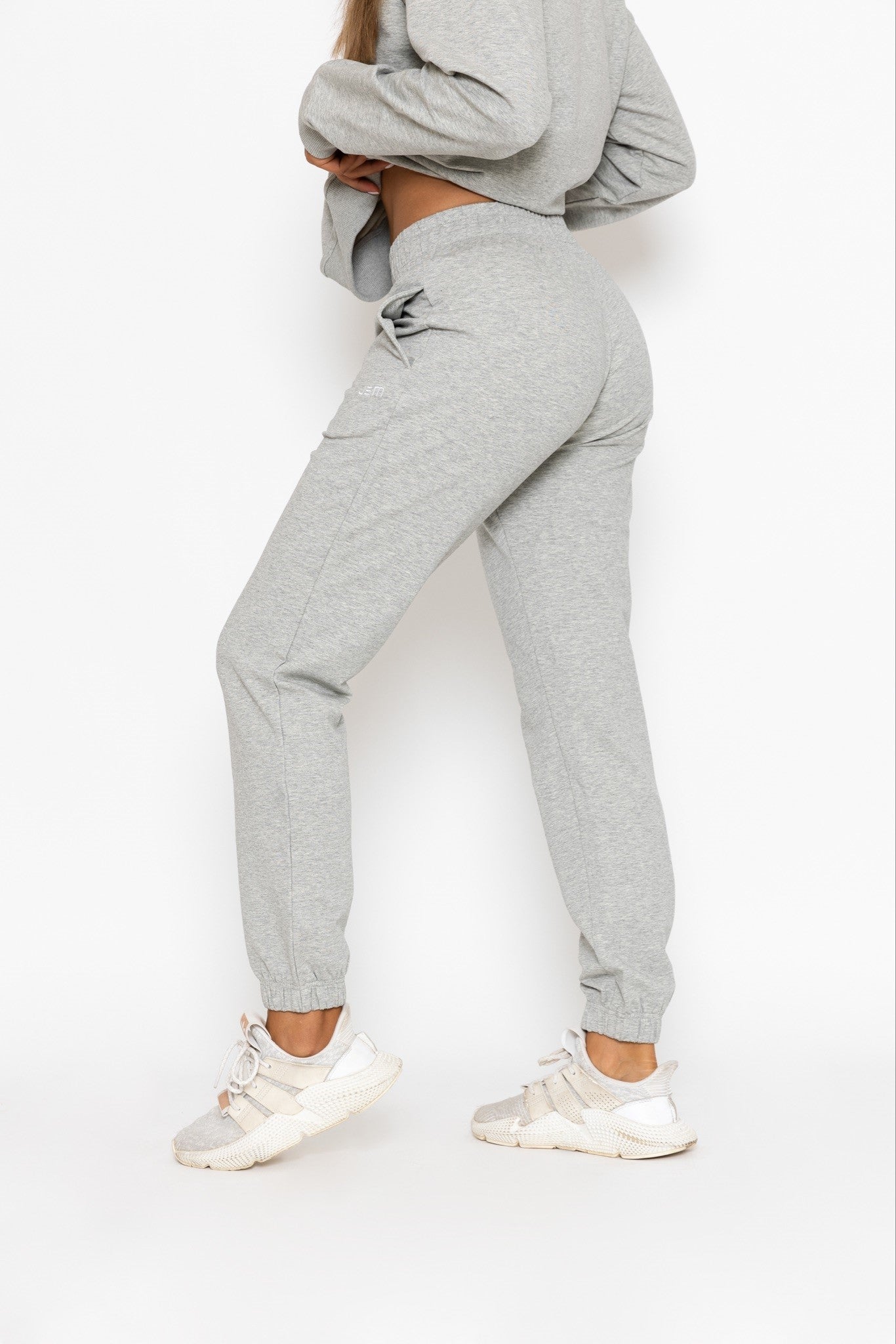 JEM Sporting Track Pant Essential Trackpants - Heather Grey