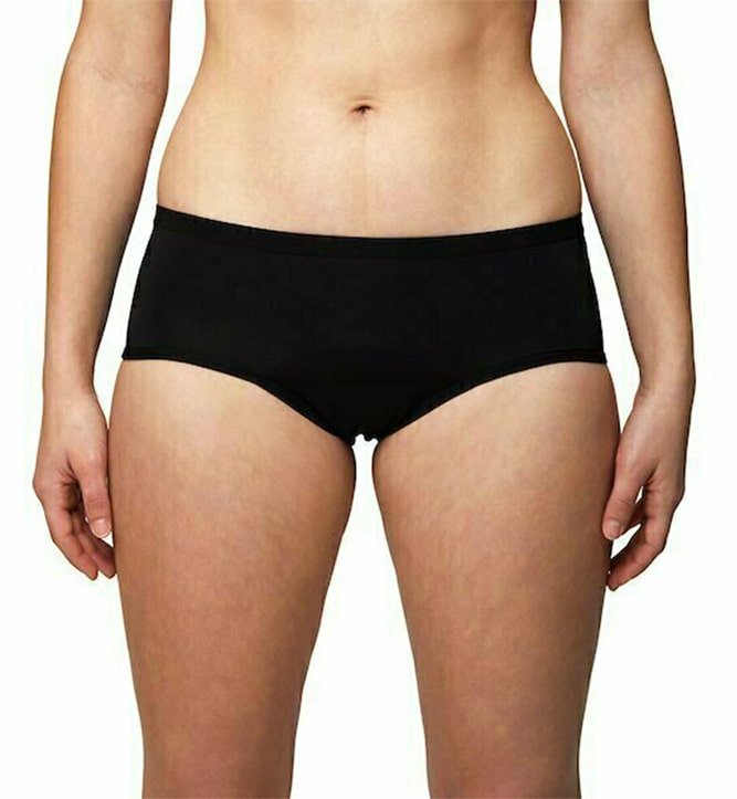 Juju Lingerie Absorbent Underwear – Midi Brief – Black