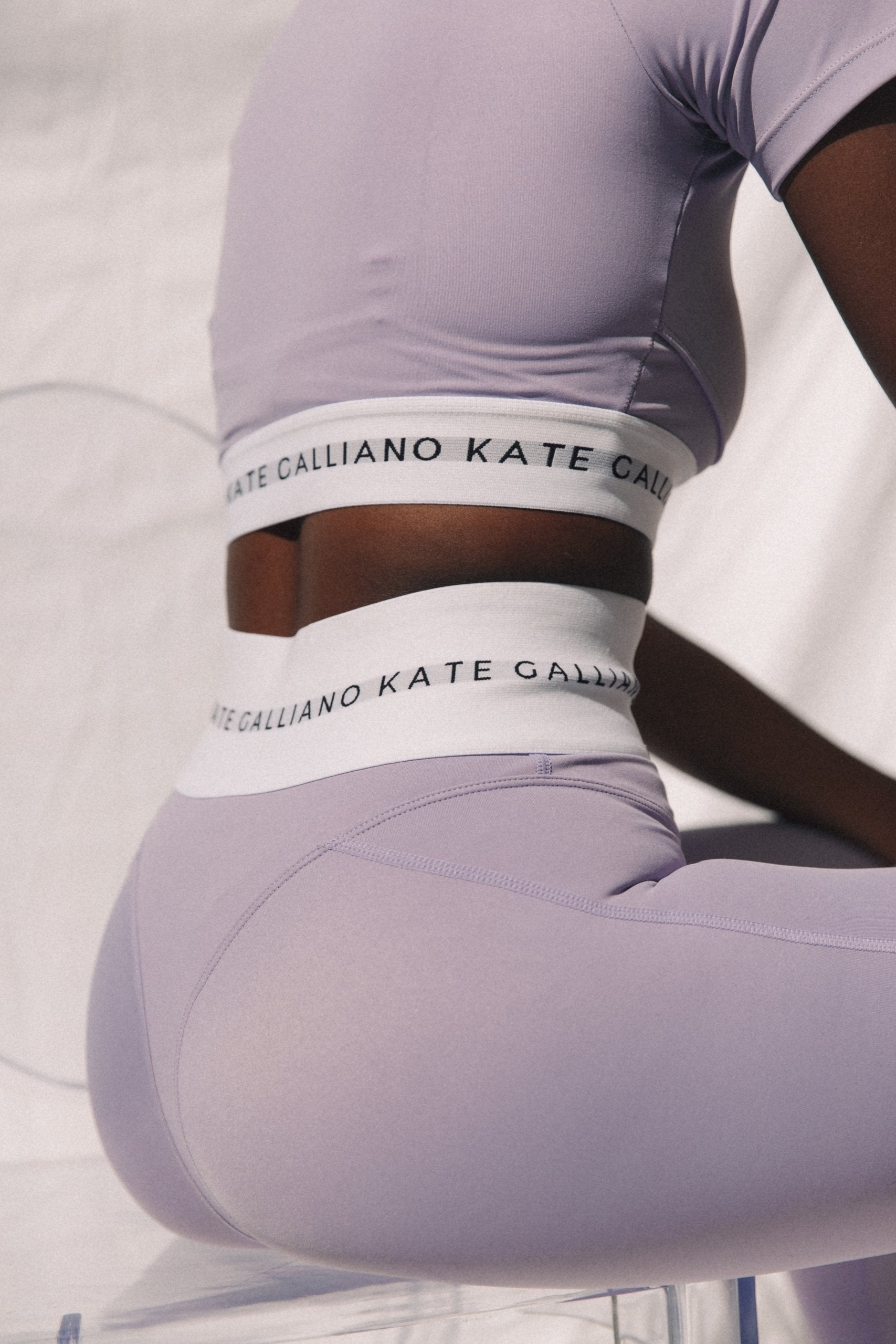 Kate Galliano Gym Leggings KG Essentials Leggings - Lilac