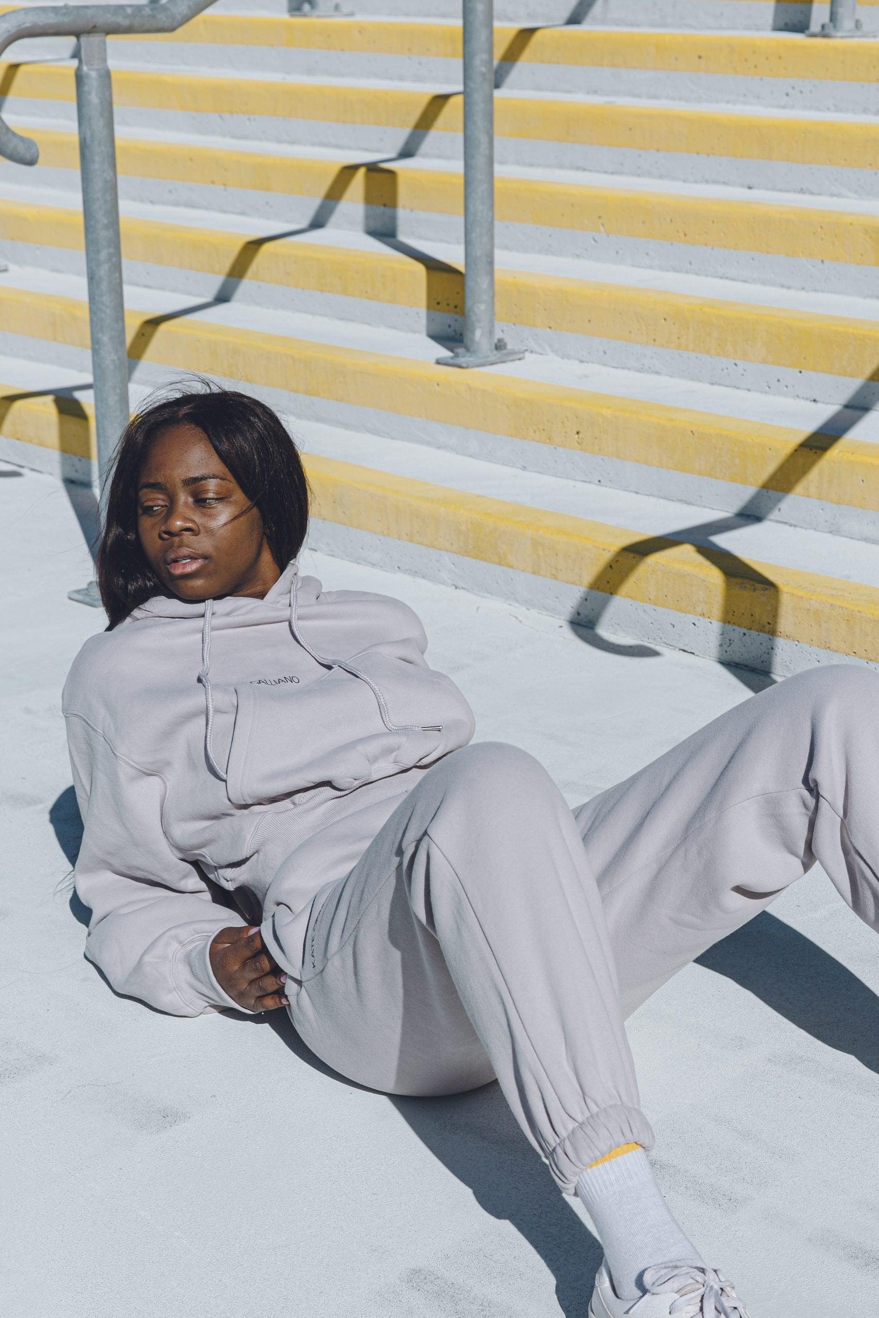 Luxe Tracksuit Pants Grey