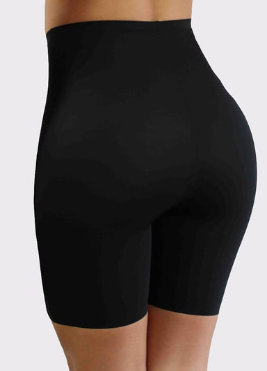 lasculpte Shorts Microfiber Seamless Mid Shorts – Black