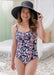 www.lasculpte.com.au Chlorine Resistant One Piece Swimsuit Night Flower