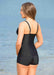 lasculpte swimwear Sustainable Tankini Swimwear Black