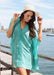 Mint Lace Kaftan - Be Activewear