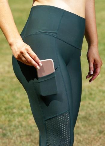 Full Length Laser Cut Tight w Phone Pockets - Be Activewear
