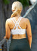 Classic Strappy Sports Bra - White - Be Activewear