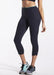 Contrast Trim Shaping Crop Tight - Be Activewear