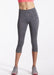 Shaping Charcoal Marl Crop Tight - Be Activewear