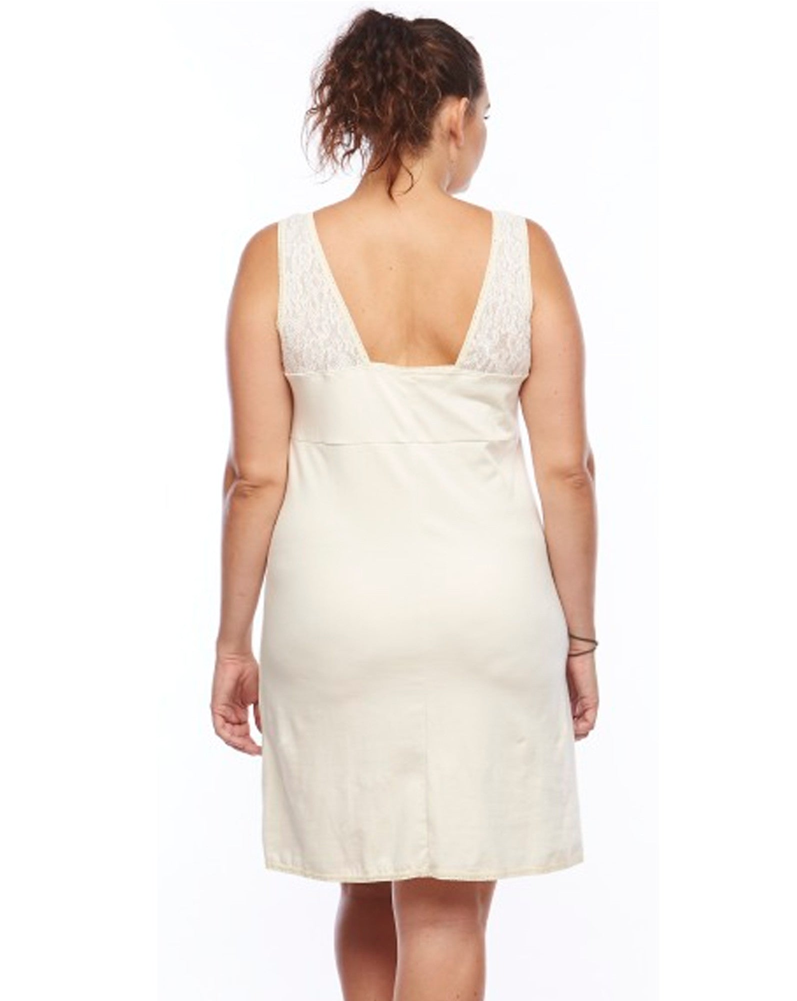 Lowanna Lace Top Organic Cotton Slinky 16 22 26 30