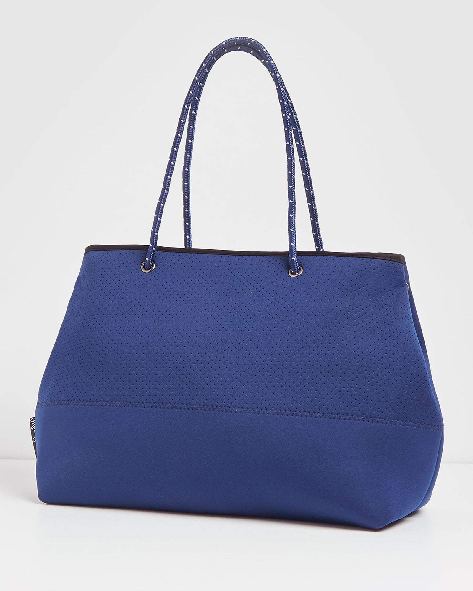 Miz Casa and Co Accessories One Size / Navy Blue Miz Casa & Co Ivy Neoprene Tote Bag Navy