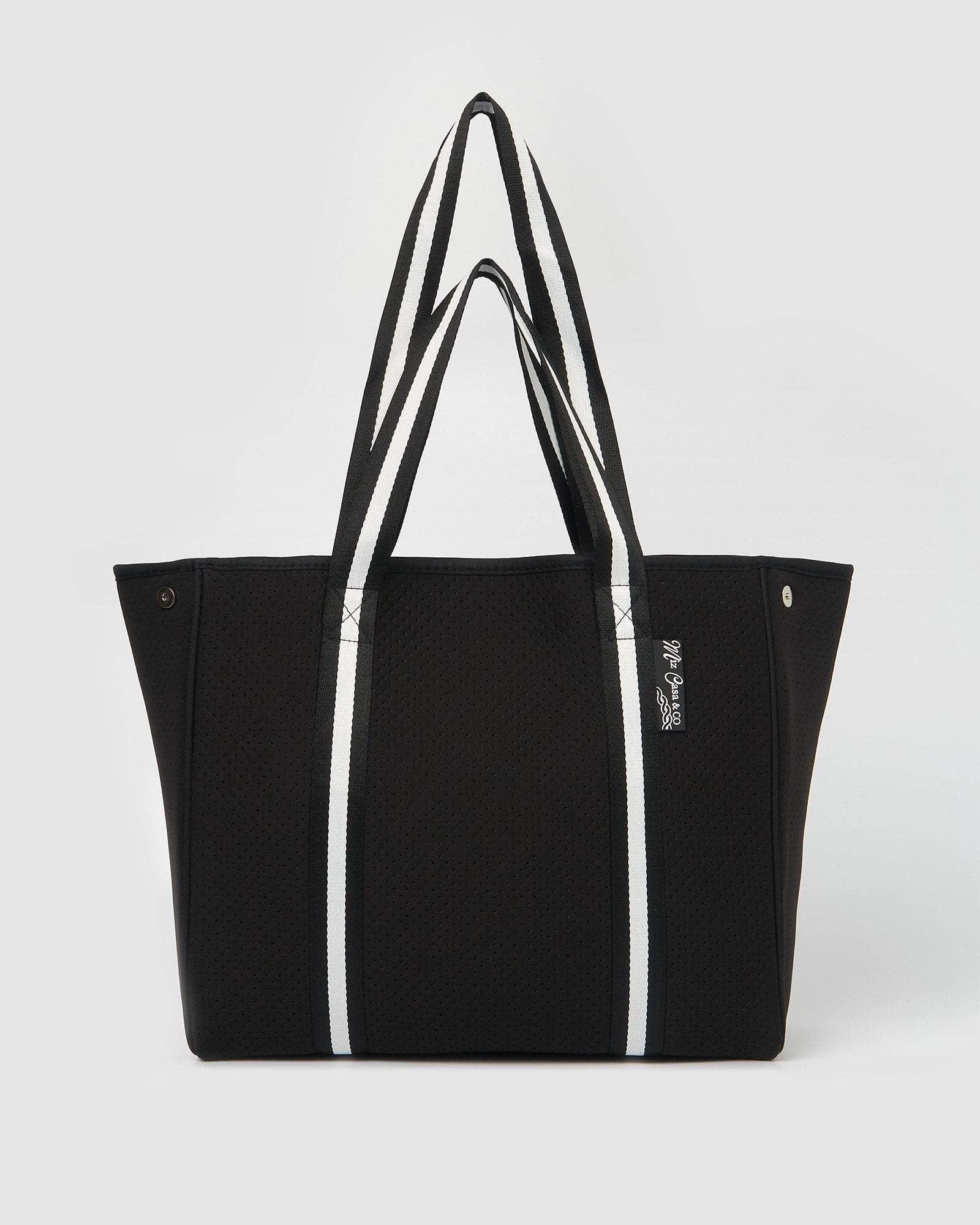 Miz Casa and Co Bags One Size / Black Miz Casa & Co California Neoprene Tote Bag Black