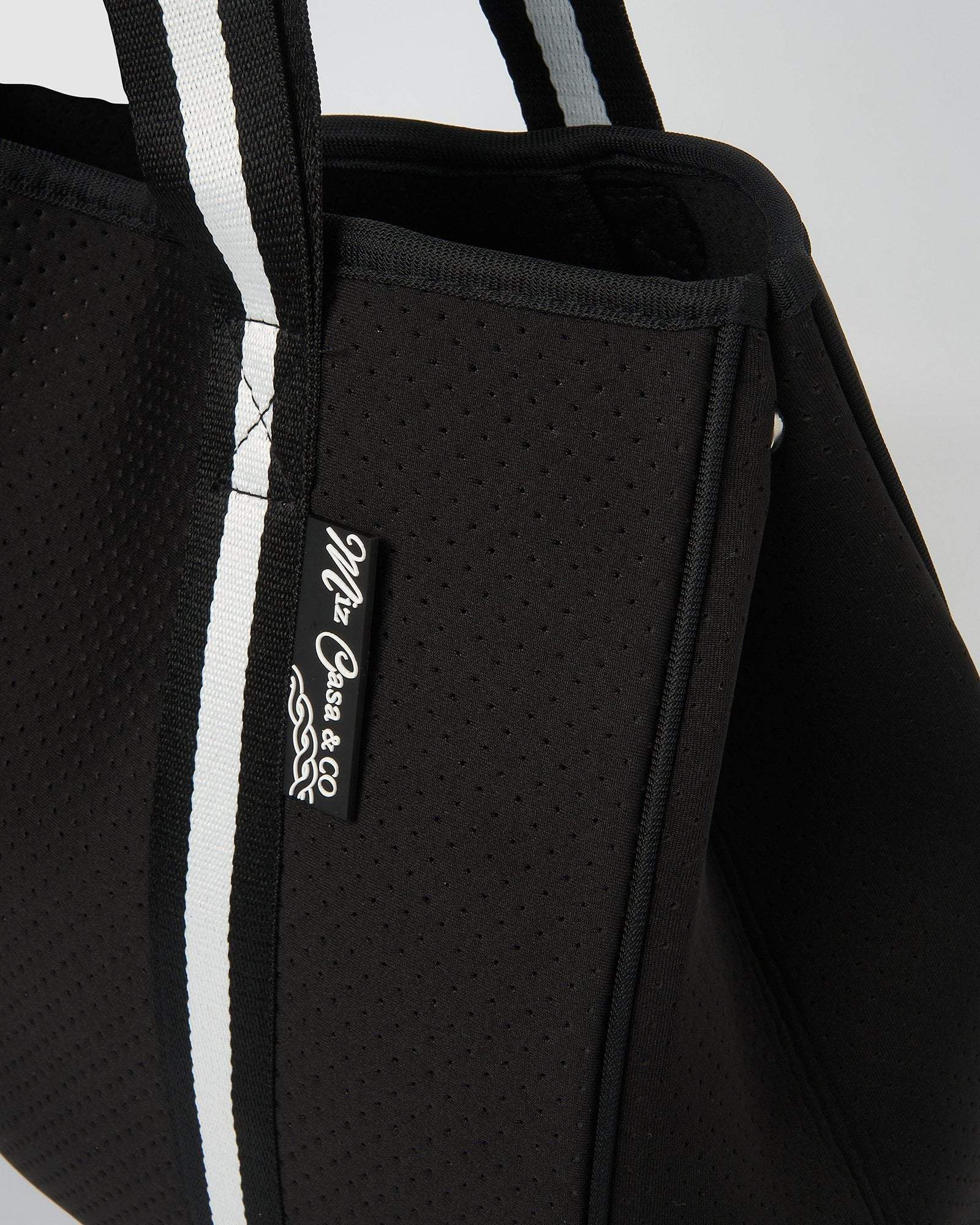 Miz Casa and Co Bags One Size / Black Miz Casa & Co California Neoprene Tote Bag Black