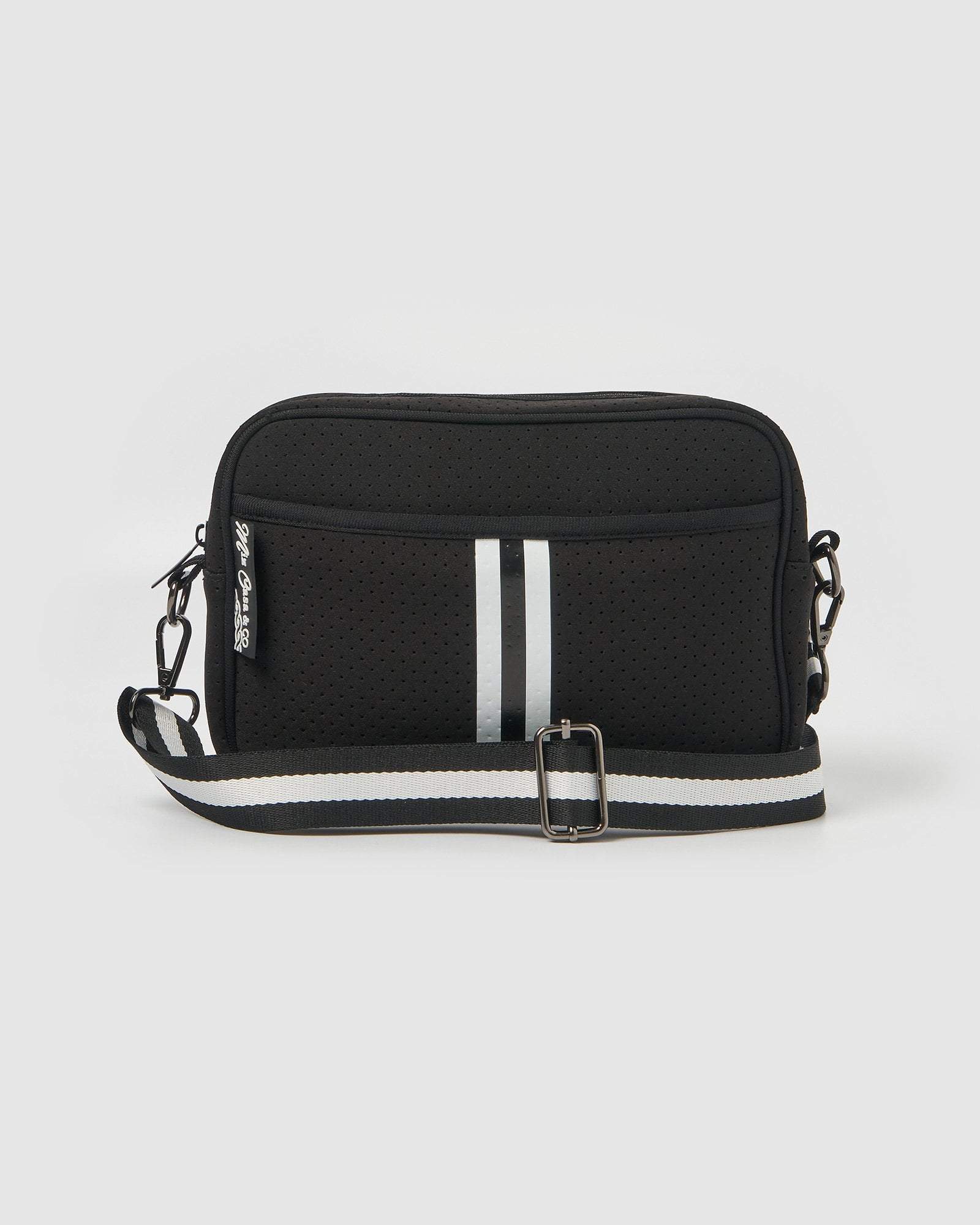Miz Casa and Co Bags One Size / Black Miz Casa & Co Lola Crossbody Neoprene Bag Black
