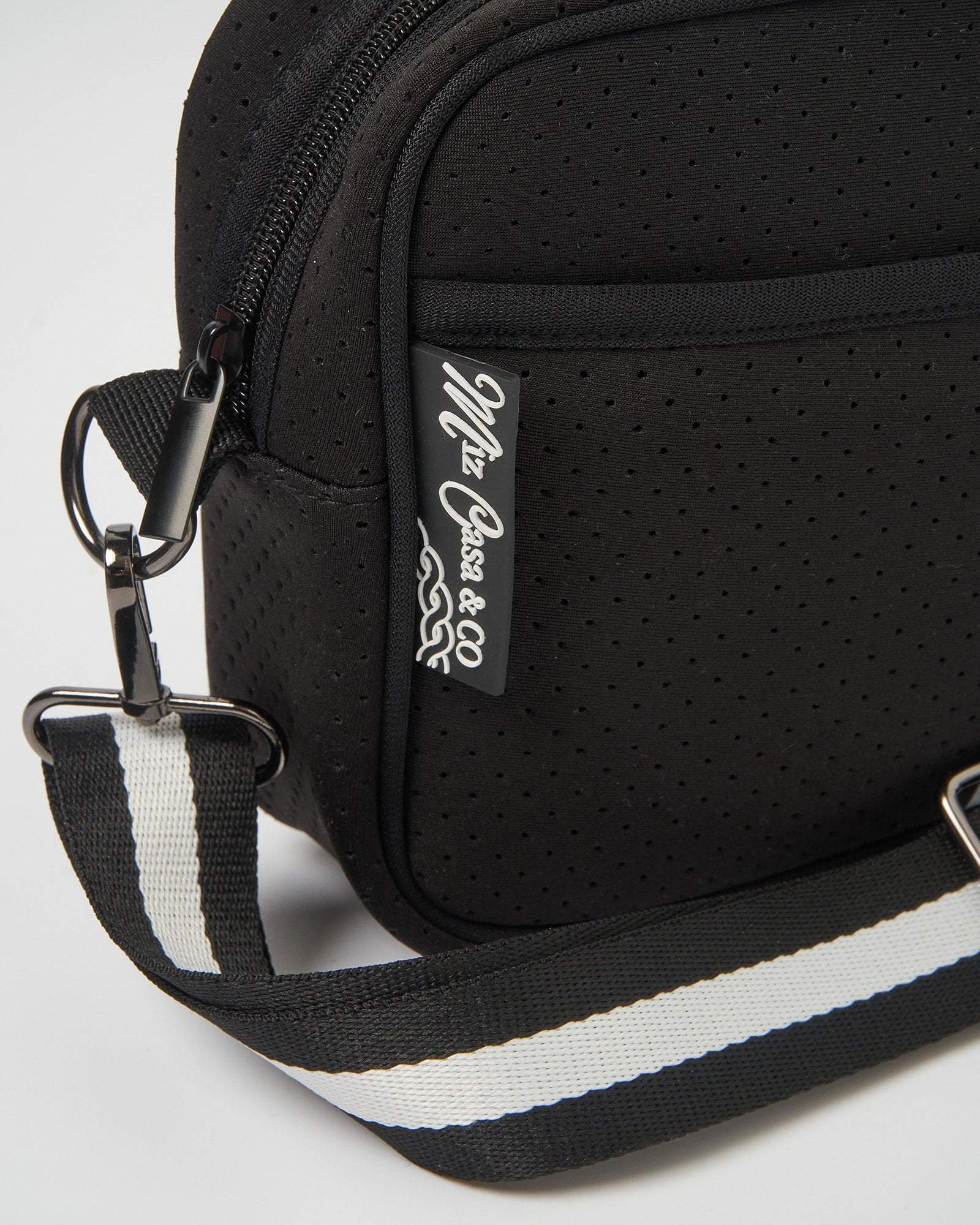 Miz Casa and Co Bags One Size / Black Miz Casa & Co Lola Crossbody Neoprene Bag Black