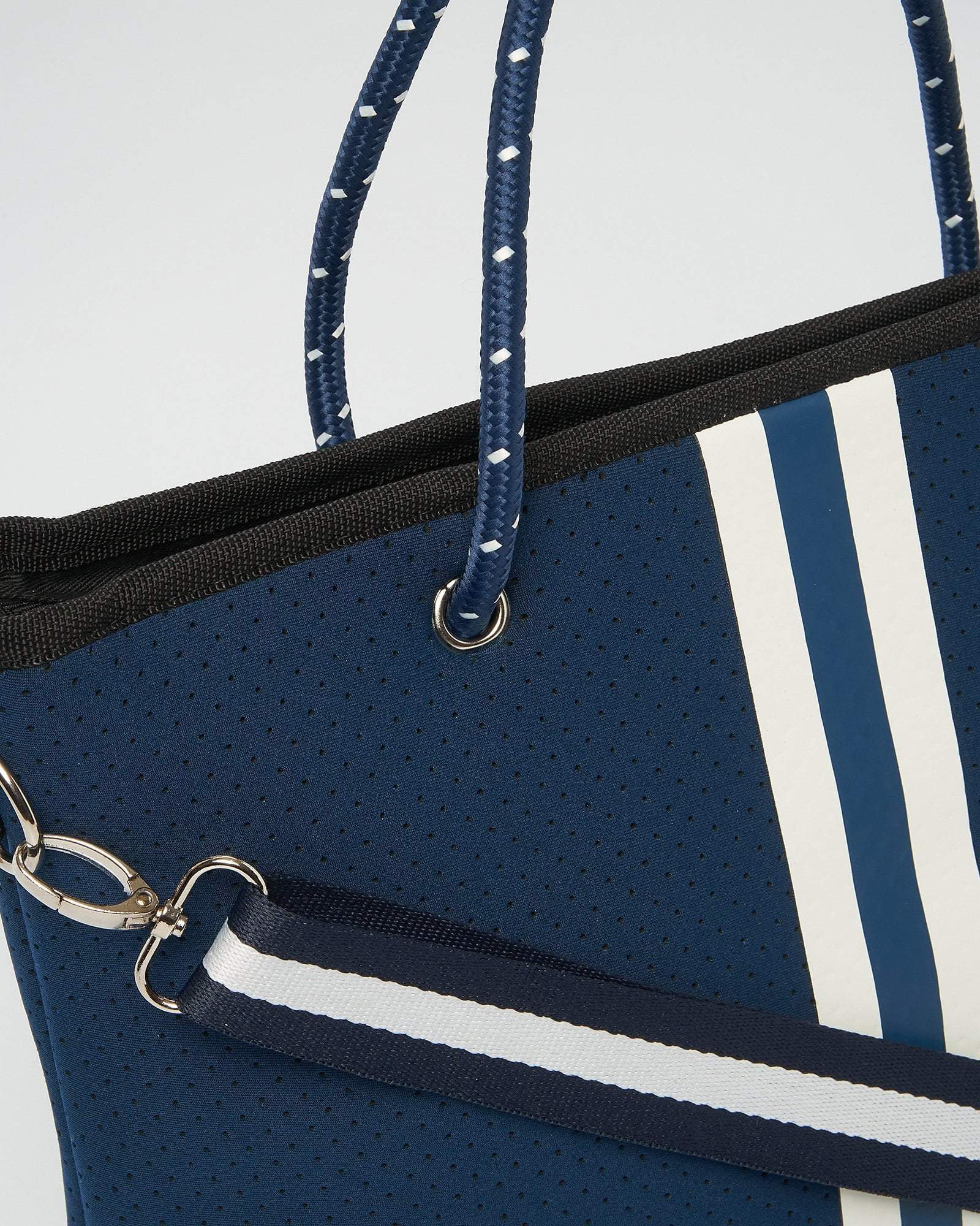 Miz Casa and Co Bags One Size / Navy Miz Casa & Co Beverly Neoprene Mini Tote Bag Navy