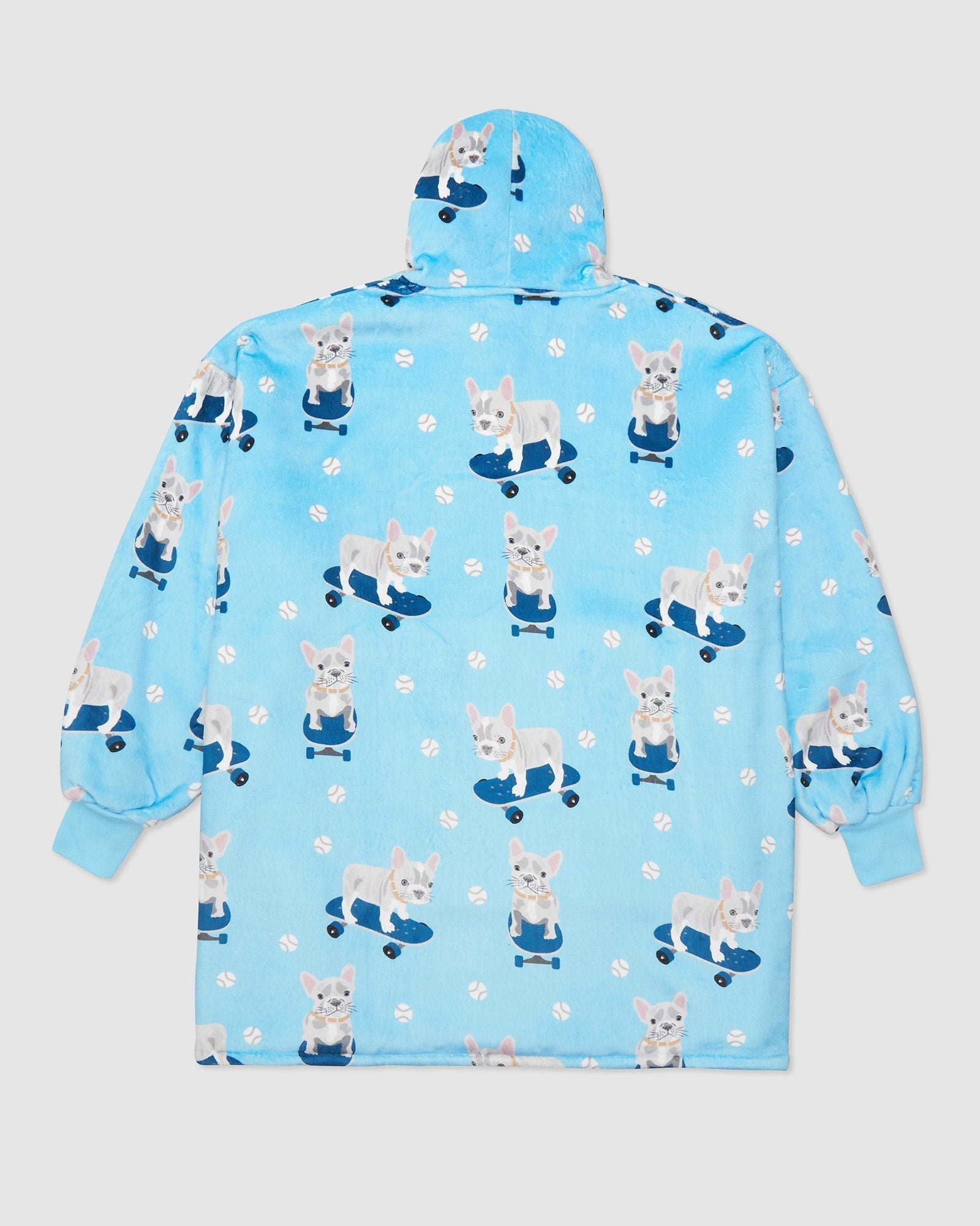 Miz Casa and Co Lounge Wear One Size / Bulldog Miz Casa & Co Luxury Hooded Blanket Bulldog